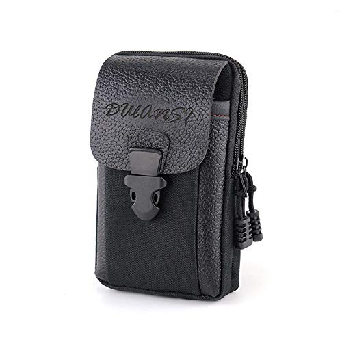 Universale Gürteltasche mit Gürtelschlaufe aus Segeltuch, mit Gürtelschlaufe, für Samsung/iPhone/Huawei/HTC/LG/Xiaomi Cover
