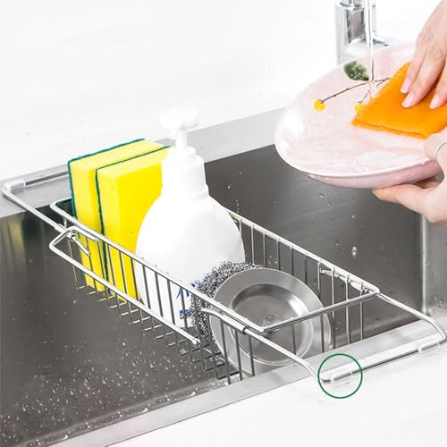 Soporte de esponja de acero inoxidable resistente y ligero Gatuida 5