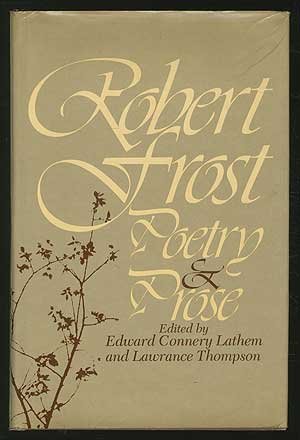 Robert Frost: Poetry & Prose B0028QAQUS Book Cover