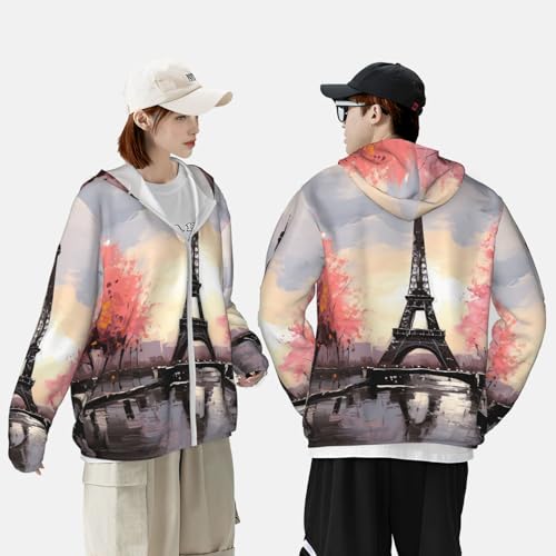 Chaqueta de Protección Solar para Hombre UPF 50+ Manga Larga con Capucha miniatura 2