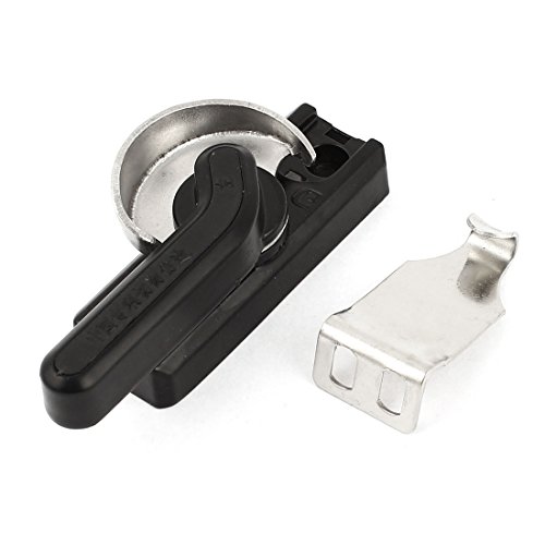 Image of Aexit 180 Degree Padlocks & Hasps Left Hand Window Casement Locking Crescent Sash Combination Padlocks Lock Black