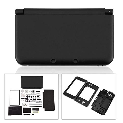 Image of Full Housing Case, Cover Shell Repair Parts Complete Fix Replacement Kit for 3DS XL(black)