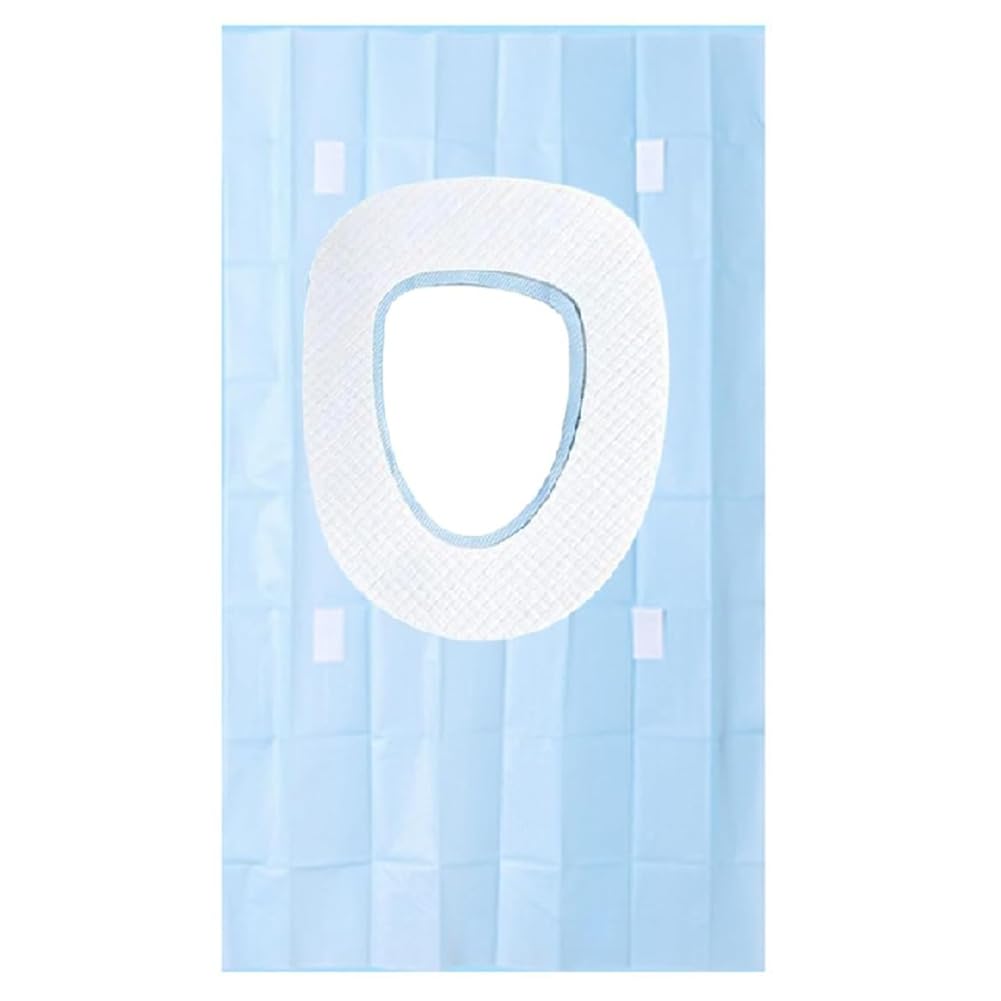 UDSKNV[KSL 80-Pack 16x24 Inch XL Toilet Seat Covers Disposable for Outdoor, Travel Portable Seat Liners for Hotel