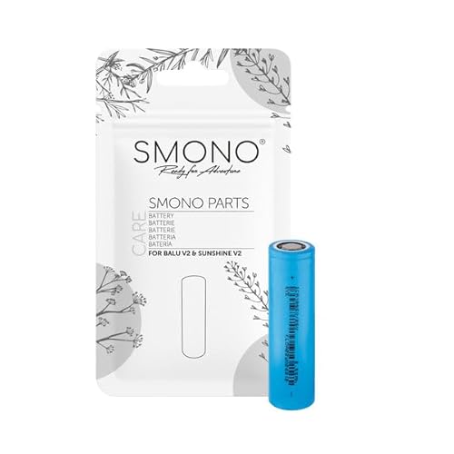 Smono Balu Ersatzakku – Originale Hochwertige 18650-Zelle (2500mAh) für Smono Balu Vaporizer | Lithium-Ionen Akku | Offizielles Kompatibles Zubehör Smono Balu Ersatzakku – Originale Hochwertige 18650-Zelle (2500mAh) für Smono Balu Vaporizer | Lithium-Ionen Akku | Offizielles Kompatibles Zubehör