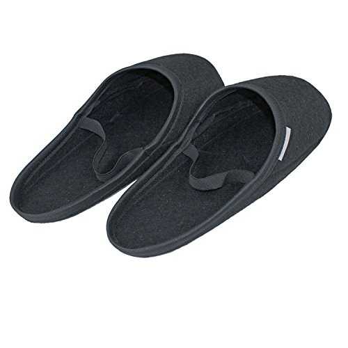 Kettelservice-Metzker Museumspantoffeln - Handwerkerpantoffeln - Filzüberschuhe - Schlosspantoffeln 2 Paar Schwarz Cover