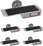 Design a parete salvaspazio: si monta direttamente alla parete per massimizzare lo spazio sul pavimento in negozi, showroom, studi, ingressi e case compatte, creando un display ordinato, moderno e professionale per un'organizzazione efficiente delle calzature.