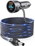 Starlink Mini Car Charger,Starlink Mini Car Adapter, 3-in-1 DC Power Cable with 12V-48V Cigarette Lighter Adapter,PD 30W + USB-A 30W + DC 72W Car Power Supply for Trucks, RVs, Boats(16.5Ft)