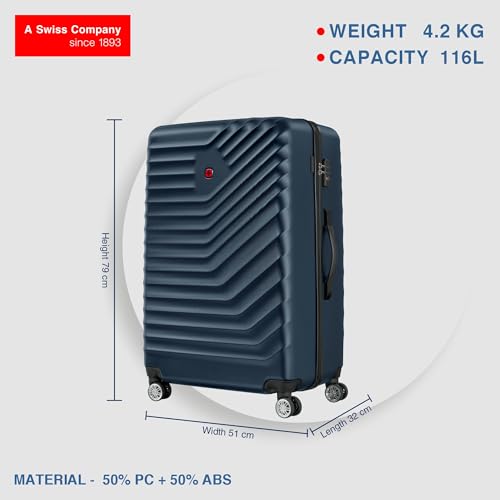 Image of WENGER, Trayn Plus, Carry-On Hardside Suitcase, Swiss Designed