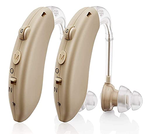 Hearing Aids, Hearing Aid for Seniors Rechargeable with Noise Cancelling, Aioze Personal Hearing Amplifier for Adults Hearing Loss, G25 Digital Ear Hearing Assist Devices with Volume Control
