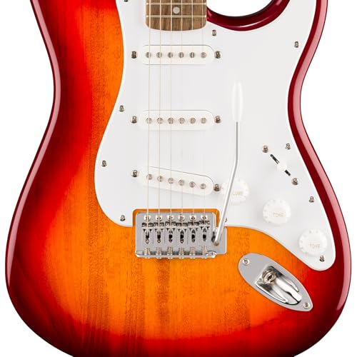 Image of Fender Squier Sonic Stratocaster - Sienna Sunburst Bundle with Tuner, Strap, Picks, and Austin Bazaar Instructional DVD