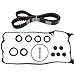 RUIANOMG Timing Belt Kit with Water Pump Replacement For Honda Civic 1.7L Engine 2001 2002 2003 2004 2005, Replace TCK312, TBK312, WP4034