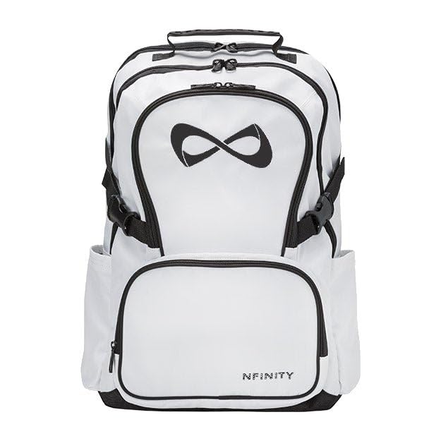 NfinityClassic Cheer Backpack For Cheerleading - Backpack With Detachable Purse and Laptop Sleeve - Lightweight Black Backpack for Travelling - Sports Backpack for Cheerleaders