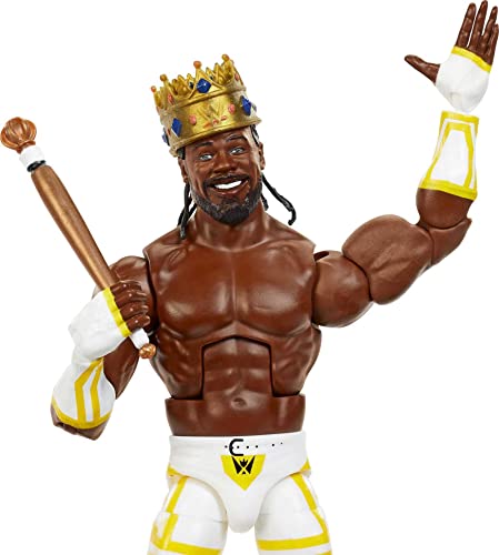 Mattel WWE King Woods Elite Collection Action Figure, Deluxe Articulation & Life-like Detail with Iconic Accessories, 6-inch - Image 4