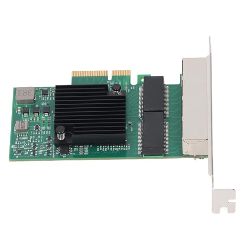 Tarjeta de red Gigabit PCIe X4 con 4 puertos, adaptador Ethernet de alta velocidad para servidor, escritorio y estación de trabajo miniatura 3