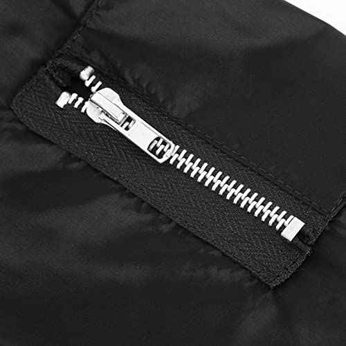 Generic Women's Bomber Jacket 2024 Casual Fall Coats Fashion Zip Up Long Sleeve Outerwear Windbreaker with Pockets, Large4