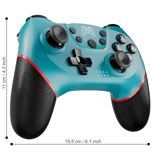 Miniatura 7 de UPGRADE Mando para Switch, Mandos Switch Inalambricos para S-witch/S-witch 2/Lite/OLED con Wake Up, Mando Pro Controller Mando pc con Gyro Axis/Dual Shock/Función Turbo y Captura de pantalla