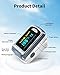 Fingertip Pulse Oximeter Blood Oxygen Saturation Monitor Pulse Ox, Heart Rate and Fast Spo2 Reading Oxygen Meter with OLED Screen Included Lanyard and 2 X AAA Batteries