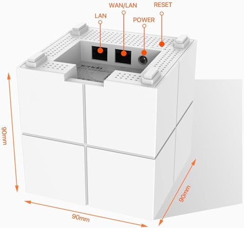 Nova MW6 WiFi Mesh, Dual Band AC1200 con Copertura Fino a 2-4 camere da letto, 2 Porte Gigabit Ethernet, Modalità Router e Access Point, Parental Control, Confezione da 2 Pezzi - Powerline - Immagine 7