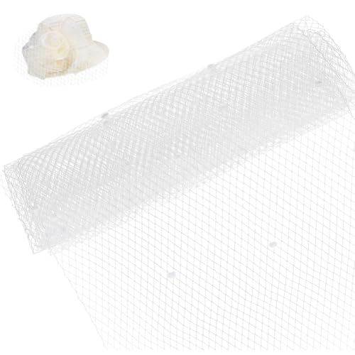BENECREAT 2m Birdcage Veil Netting Fabric