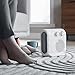 VonHaus Fan Heater 2KW – Portable Electric Lightweight Heater for Home/Office, Use in Any Room – Adjustable Thermostat, Carry Strap, Overheat Protection, Can be Placed Upright or Flat – White
