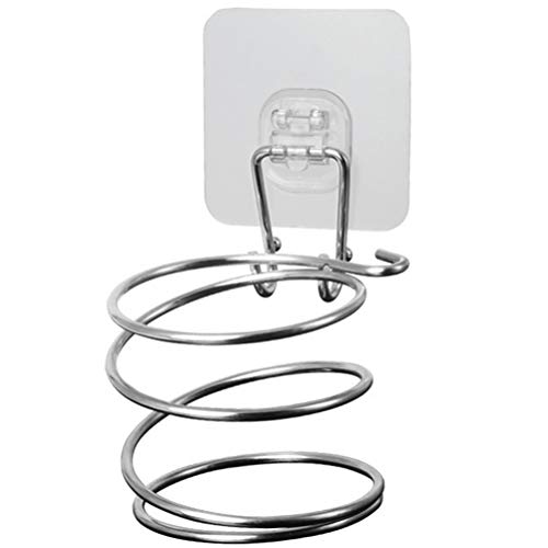 Yardwe Support de sèche-cheveux en acier inoxydable sans soudure de support de sèche-cheveux de salle de bains