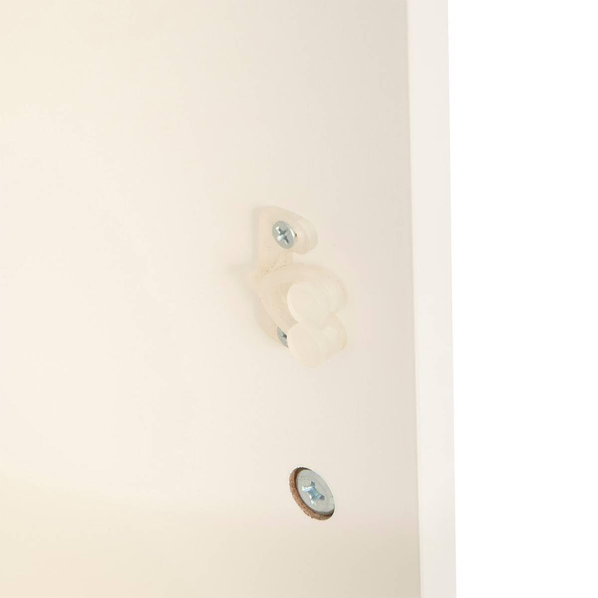 ATMOSPHERA CREATEUR D'INTERIEUR - Comodino per bambini douceur bianco 35,5x40 cm