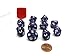 Koplow Games 10D10 Dice Set, Pearlized Purple/White