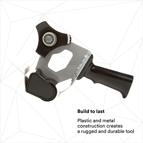 Image of 3M Pistol Grip Box Sealing Tape Dispenser HB903, for 2 inch Wide Tape, 1 Each | Hand-Held Design, Heavy-Duty, Easy-to-Use Application