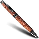 Bendecidos Pens Handmade Pens Texas Mesquite Wood, Black Titanium Plating| Corporate, Business, Appr