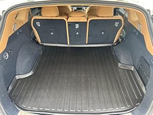 Premium Cargo Liner for Genesis GV80 2021-2023 - 100% Protection - Custom Fit Car Trunk Mat - Easy-to-Wash & All-Season Black Cargo Mat - 3D Shaped Laser Measured Trunk Liners for Genesis GV80 JX1