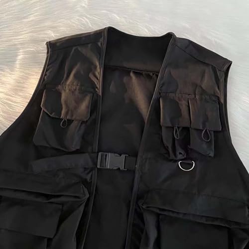 Utility Vest, Cargo Vest Sleeveless Jacket, Breathable Casual Waistcoat Outerwear for Men Women Climbing Outdoor Sports2
