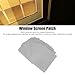 Yomiyuyr Window Screen Repair Tape Window Patch Kit, SelfAdhesive Fiberglass Repair Set, Quick Fix Screen Tape for Door, Tent, Net, 20Pcs