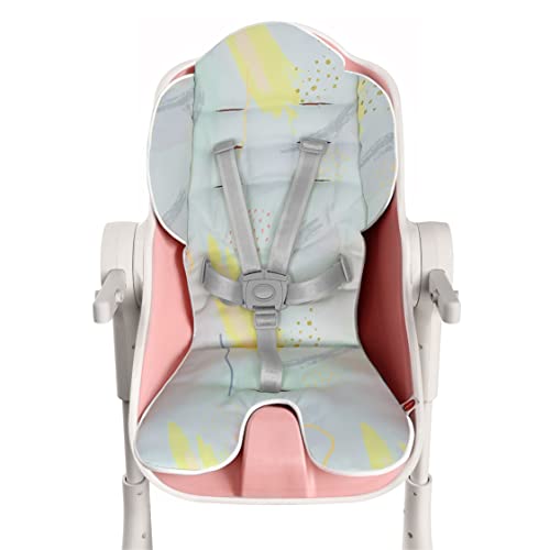 Oribel Cocoon Z High Chair & Recliner | Adjustable High Chair for Babies and Toddlers (Cotton Candy Pink) + Seat Liner