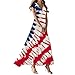 USA Dress O Neck Fashion Maternity Stars Stripe Graphic Patriotic USA Flag Lounge Dressy Fourth of July Outfit Vestidos De Verano para Mujer 2025