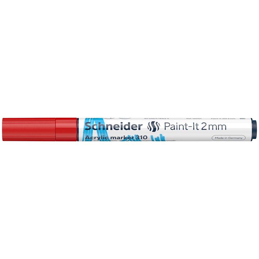 SCHNEIDER 310 AKRİLİK MARKER 2MM KIRMIZI- 120102