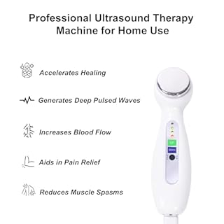 Portable Ultrasound Therapy Machine for Muscle Pain Relief – Deep Tissue Therapy Device for Back, Shoulder, Joint– Handheld Muscle Stimulator