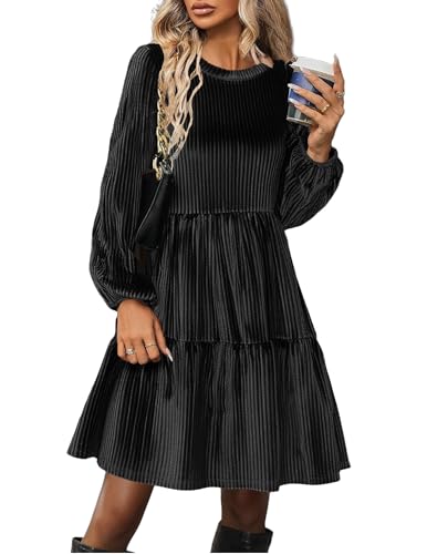 Zeagoo Robe Velours Femme...