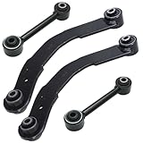Detroit Axle - 4pc Rear Upper Lateral Arms & Lower Rearward Lateral Toe Arms for 2007-2015 Dodge Caliber/Jeep Comopass/Patriot