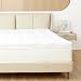 Sweetnight Topper Colchón de Microfibra 150 x 190 cm | Alto de 6 cm | Colchoncillo Blanco Suave y Transpirable | Sobrecolchón Rellenado de Microfibra con Correa Elástica | 150 x 190 x 6 cm