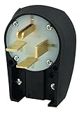 Bryant Electric 8462ANPB Angle Plug, Industrial Grade, Grounding, NEMA 15-60P, 3 Phase 250 VAC, 60...