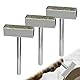 3 Stück Silber Schleifstein Abrichter, Schleifscheibenabrichter, Schleifscheibenabrichter Diamant, Schleifscheibe Stein Kommode Schleifscheibe Dresser Diamond Stone Dresser Tool Stein Kommode