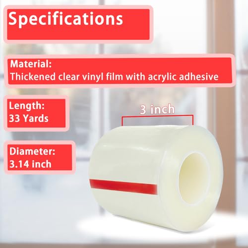Image of Window Sealing Tape, Window AC Insulation Tape,3 Inch x 99 FT(33 Yards) | Waterproof Blocker for Cold Heat Air, Windproof, No Residue Strong Adhesive