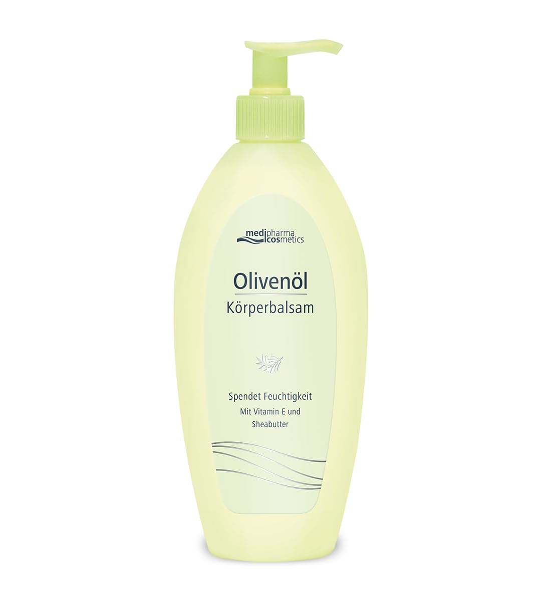 Medipharma Cosmetics Olivenöl Körper-Balsam - Mit Vitamin E & Shea Butter - Spendet Feuchtigkeit - 500 Ml Spender