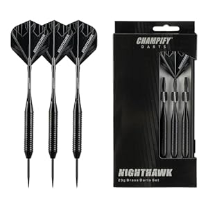 Champify Nighthawk 23g Brass Steeldartpfeile Set