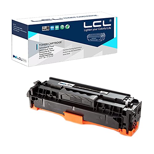 LCL Remanufactured Toner Cartridge 312X CF380X CE410A CE410X CC530A High Yield (1 Black) Replacement for HP Color LaserJet Pro M476dn MFP M476dw