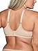 Vanity Fair Womens Full Figure Beauty Back Smoothing Bra, 4-way Stretch Fabric, Lightly Lined Cups Up To H Bra, Underwire - Beige, 38D US