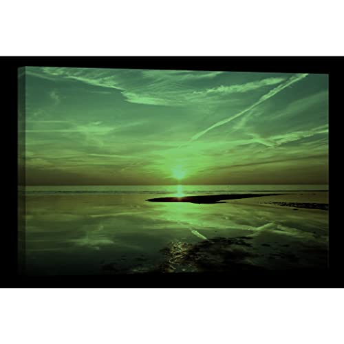 Tableau canvas Nature de décoration murale design phosphorescent 80x120