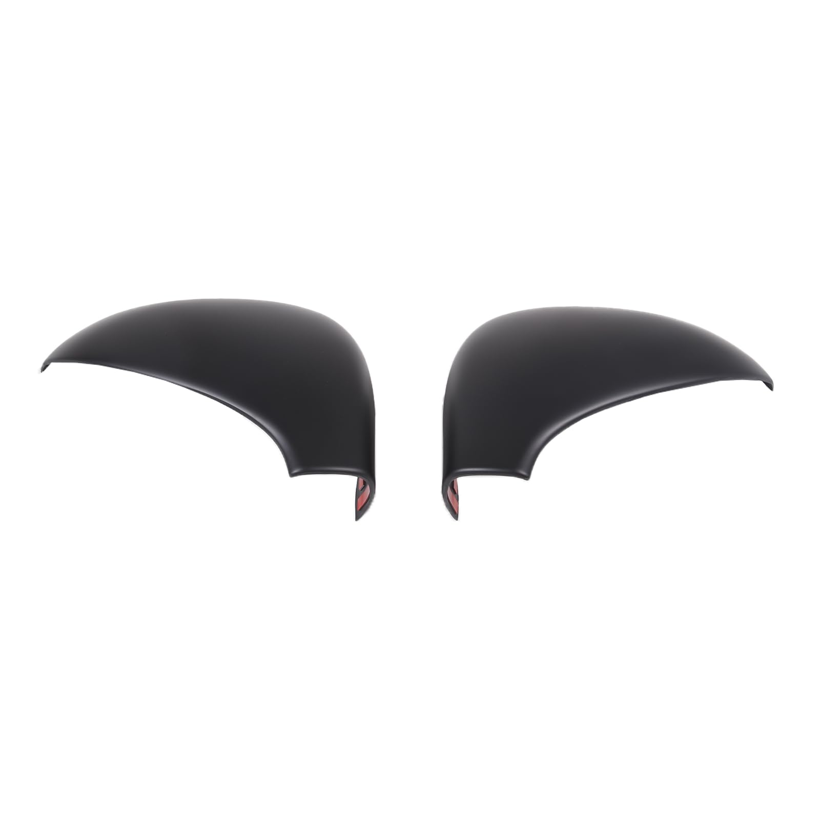 Cubierta de Espejo Retrovisor Lateral de Coche de Plástico ABS, Tapa de Adorno para Peugeot 207 308 2006-2014, Accesorios Exteriores (Negro Mate)