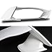 EPARTS 5 Piece White Painted ABS Rear Spoiler Wing Trunk Lid Extended Spoiler White Painted Compatible with 2008-2014 Subaru Impreza WRX STI 4 Door