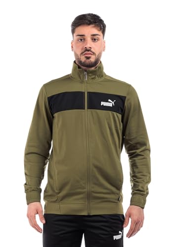 PUMA Herren Poly Suit Cl Trainingsanzug, olivgrün, XL., 47.96 €